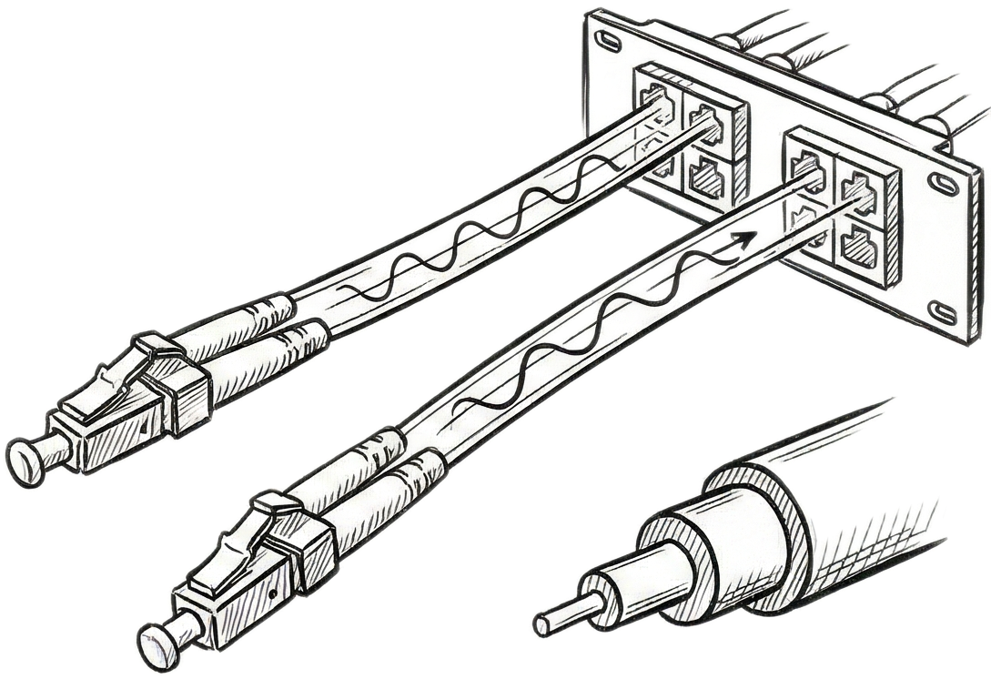 Fibre cabling infrastructure service